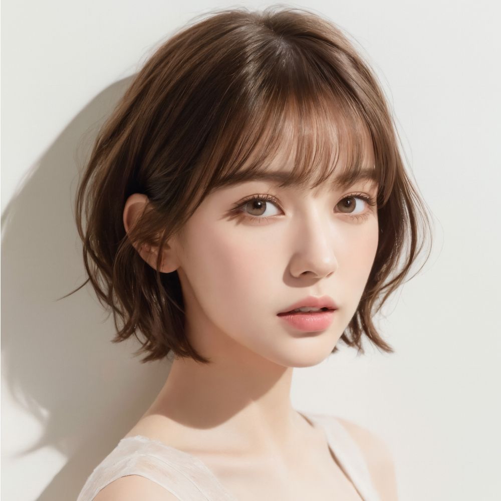 ショートヘアーの女性
